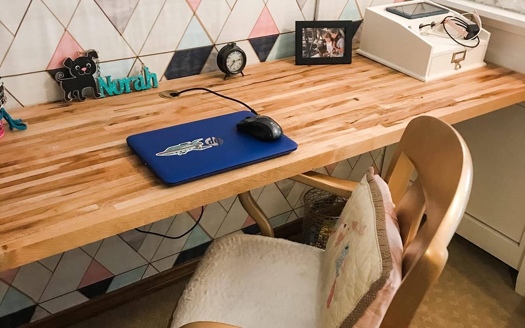 Butcher Block Desk