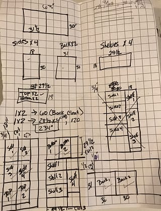 lumber cut map