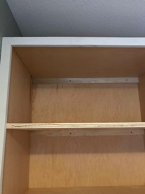 Inside cabinet