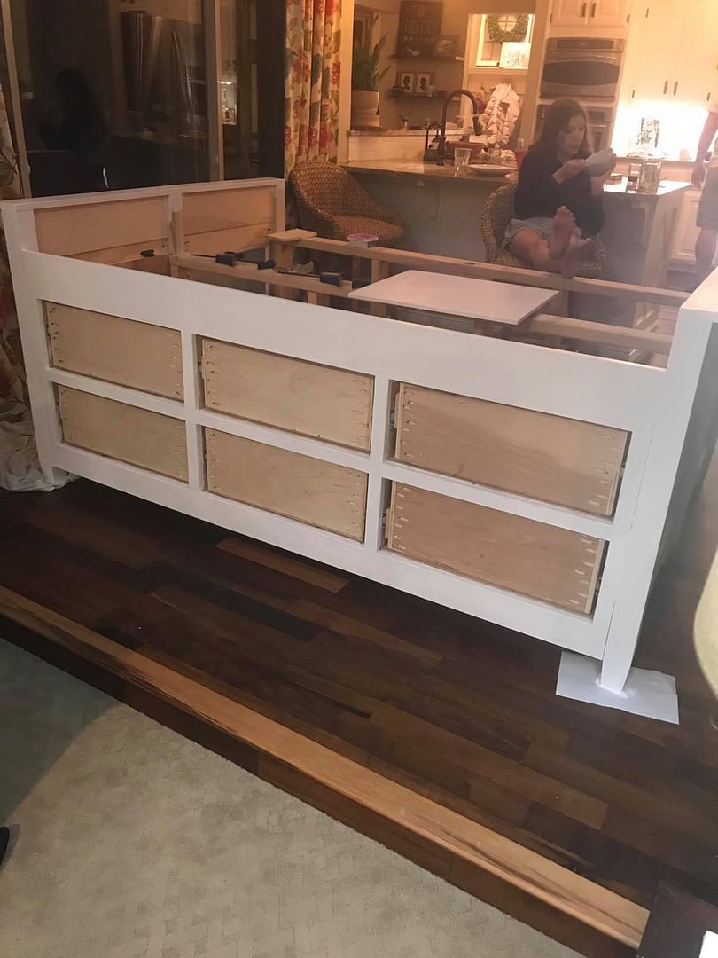 Painted bed